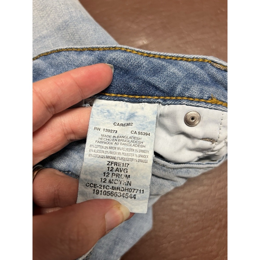 Lee Shorts Womens 12 Regular Fit Mid Rise Denim Stretch Blue 31" Waist - Picture 5 of 8
